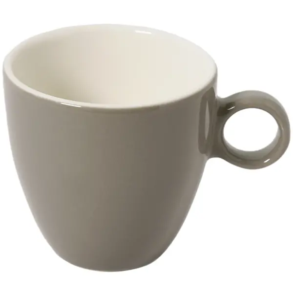 Koffiekopjes | APPLE | Porselein | Lichtgrijs | 19cl | 12 Stuks | Ø75x71(h)mm