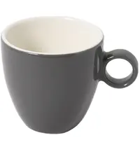 ECW Koffiekopjes | APPLE | Porselein | Donkergrijs | 19cl | 12 Stuks | Ø75x71(h)mm