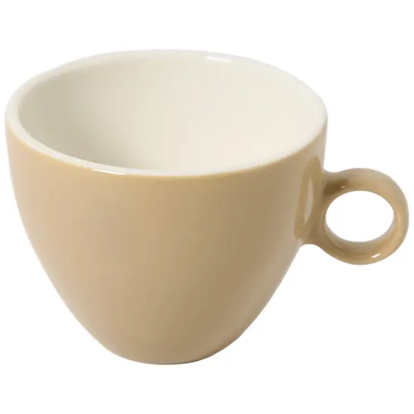 Koffiekopjes | APPLE | Porselein | Beige | 19cl | 12 Stuks | Ø75x71(h)mm