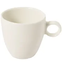 ECW Koffiekopjes | APPLE | Porselein | Crème | 19cl | 12 Stuks | Ø75x71(h)mm
