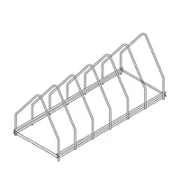 CombiSteel Dienbladenmand | CombiSteel Pannen-/Pottenwassers (PL 6565 PRSE/PL 12580 PRSE) | RVS | 6 Vakken | 630x260x240(h)mm
