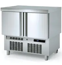 Coreco Koelwerkbank | 700 RANGE | 169L | 2 Deuren (1/1 GN) | -2°C/+8°C | Geforceerd | Temperatuuralarm | 925x700x870(h)mm