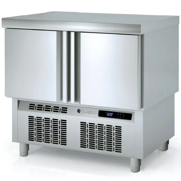Koelwerkbank | 700 RANGE | 169L | 2 Deuren (1/1 GN) | -2°C/+8°C | Statisch + Ventilator | Temperatuuralarm | 925x700x870(h)mm