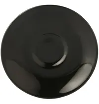 ECW Schotels | APPLE | Porselein | Zwart | 12 Stuks | Ø130mm