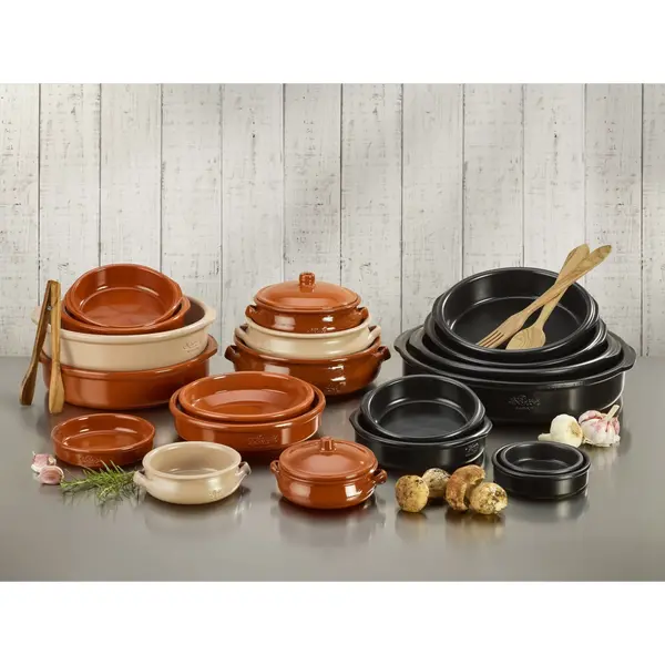 Kommen | KERAMIEK | Keramiek | Bruin | 25cl | 24 Stuks | Ø140x33(h)mm