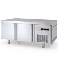 Coreco Koelwerkbank | 700 RANGE | Laag Model | 169L | 2 Deuren (1/1 GN) | -2°C/+8°C | Geforceerd | Temperatuuralarm | 1345x700x600(h)mm