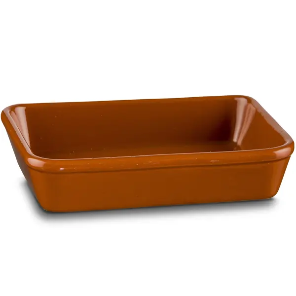 Serveerschalen | KERAMIEK | Keramiek | Bruin | 54cl | 22 Stuks | 188x140x40(h)mm