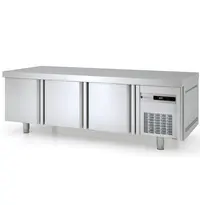 Coreco Koelwerkbank | 700 RANGE | Laag Model | 264L | 3 Deuren (1/1 GN) | -2°C/+8°C | Geforceerd | Temperatuuralarm | 1795x700x600(h)mm