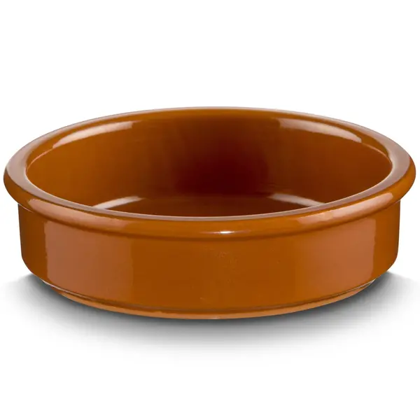 Dipschaaltjes | KERAMIEK | Keramiek | Bruin | 11cl | 24 Stuks | Ø100x25(h)mm