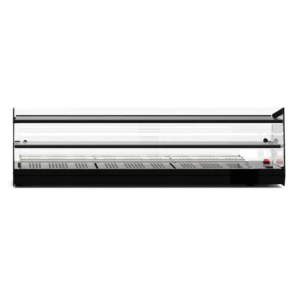 Verwarmde Tapasvitrine | KUBE | Zwart | 60°C/70°C | Statisch | 2 Niveaus | 1.04kW (230V) | 1190x395x360(h)mm