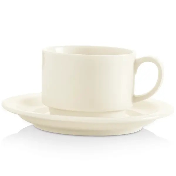 Kopjes | DELTA IVORY | Porselein | Ivoorwit | 17cl | 12 Stuks | Ø77x55(h)mm