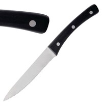 Abert Steakmessen | ANGUS | RVS/Kunststof | 12 Stuks | Lengte 230mm