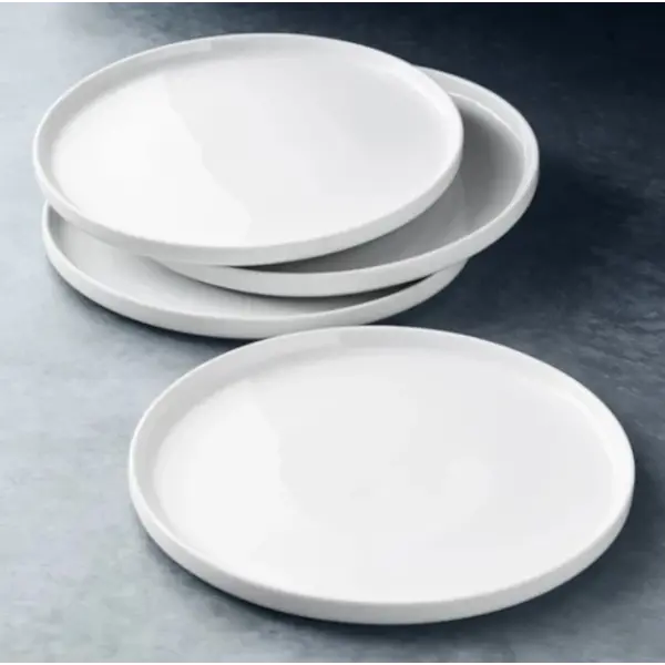 Borden | BILBAO | Porselein | Wit | 12 Stuks | Ø210mm