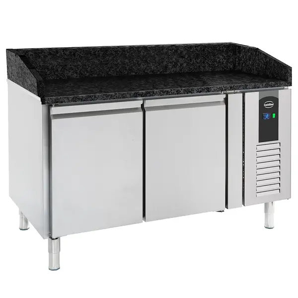 Pizzawerkbank | 390L | 2 Deuren (EN600x400) | +2°C/+8°C | Geforceerd | 1510x800x850/1000(h)mm