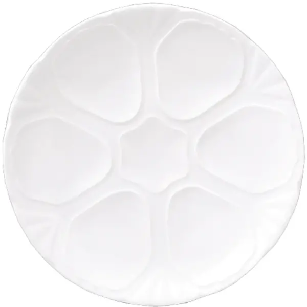 Borden | DELTA | Porselein | Wit | 6 Stuks | Ø275mm