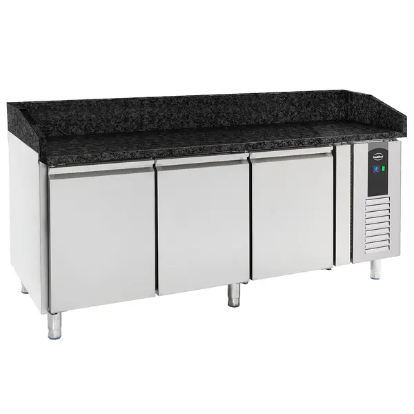 Pizzawerkbank | 580L | 3 Deuren (EN600x400) | +2°C/+8°C | Geforceerd | 2025x800x850/1000(h)mm