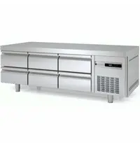 Coreco Koelwerkbank | 700 RANGE | Laag Model | 264L | 6 Laden (1/1 GN) | -2°C/+8°C | Statisch + Ventilator | Temperatuuralarm | 1795x700x600(h)mm
