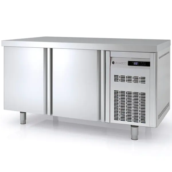 Bakkerij Vrieswerkbank | 800 RANGE | 362L | 2 Deuren (EN600x400) | -15°C/-20°C | Statisch + Ventilator | Temperatuuralarm | 1495x800x850(h)mm
