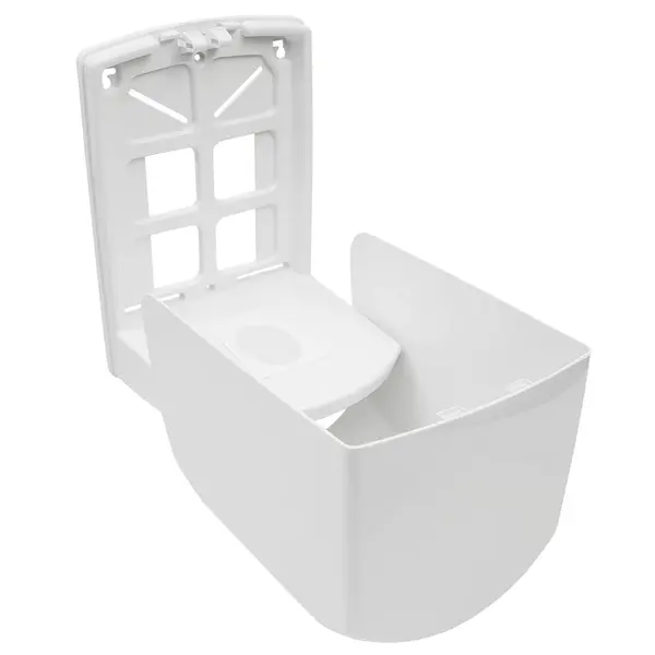 Centerfeeddispenser | WHITE LOTUS | Kunststof | Rol Ø210mm | 222x222x320(h)mm