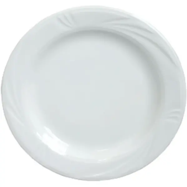 Borden | ARCADIA | Porselein | Wit | 6 Stuks | Ø210mm