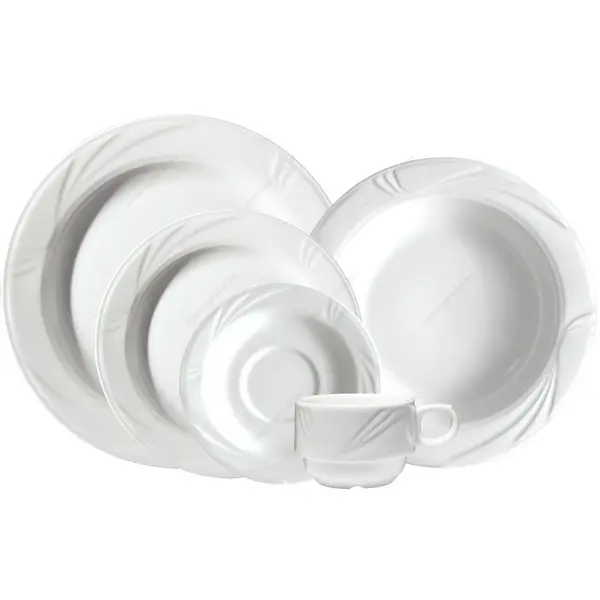 Borden | ARCADIA | Porselein | Wit | 12 Stuks | Ø270mm