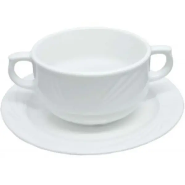 Soepkommen | ARCADIA | Porselein | Wit | 30cl | 6 Stuks | Ø102/150x60(h)mm