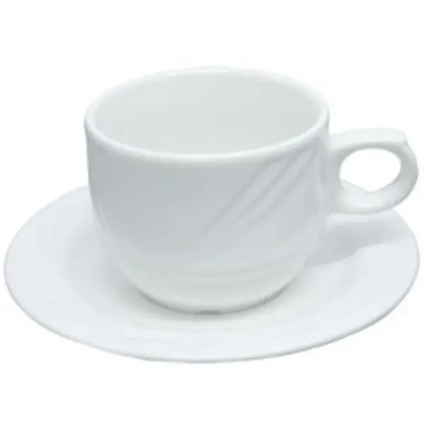 Kopjes | ARCADIA | Porselein | Wit | 18cl | 6 Stuks | Ø80x65(h)mm