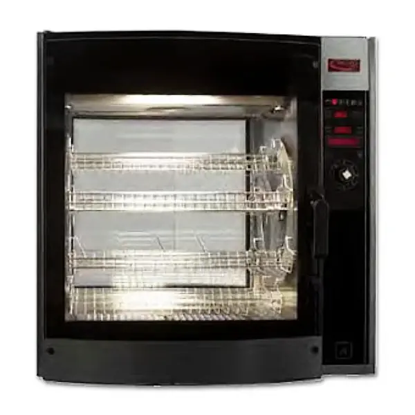 Kippengrill | AUTO-CLEAN | Elektrisch | 8 Korven | 24-32 Kippen | 12.3kW (400V) | Bevochtiging (Automatisch) | Zelfreiniging | 1010x940x1215(h)mm