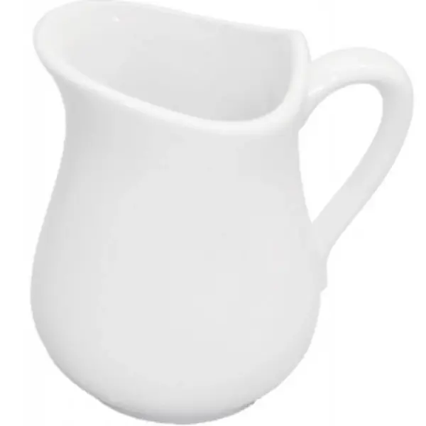 Melkkannetjes | Porselein | Wit | 12cl | 6 Stuks | 55x45x83(h)mm