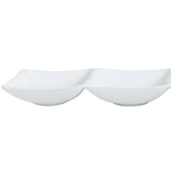 Sausschaaltjes | HONG KONG | Porselein | Wit | 12 Stuks | 170x80mm