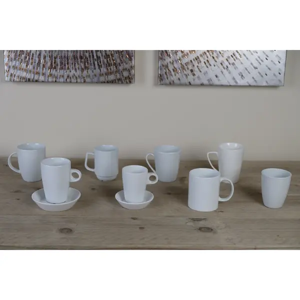 Mokken | ERA | Porselein | Wit | 28cl | 12 Stuks | Ø80x90(h)mm