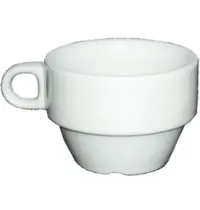ECW Kopjes | HOLLANDIA | Porselein | Wit | 20cl | 6 Stuks | Ø83x62(h)mm