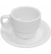 ECW Kopjes | BASIC | Porselein | Wit | 18cl | 6 Stuks | Ø80x64(h)mm