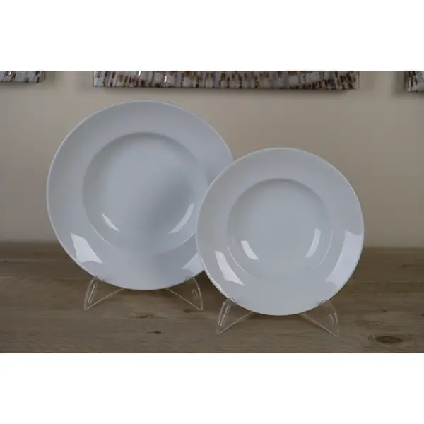 Pastaborden | RENO | Porselein | Wit | 6 Stuks | Ø260x55(h)mm