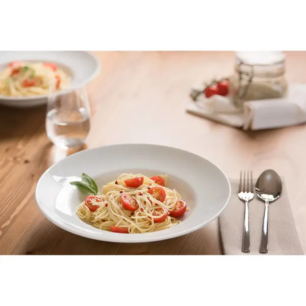 Pastaborden | RENO | Porselein | Wit | 6 Stuks | Ø260x55(h)mm