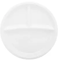 Gural Borden | Porselein | Wit | 12 Stuks | Ø250mm