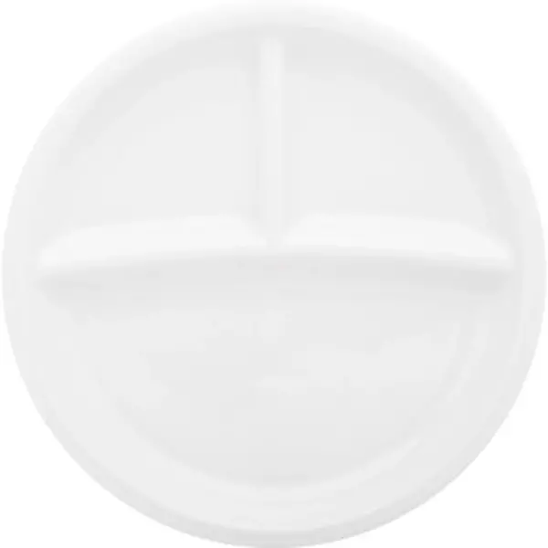 Borden | Porselein | Wit | 12 Stuks | Ø250mm