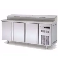 Coreco Saladette | 800 RANGE | 562L | 3 Deuren (EN600x400) | Boven 10x 1/3 GN | 0°C/+8°C | Geforceerd | Klapdeksels | Temperatuuralarm | 2020x800x850/1021(h)mm