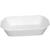 ECW Serveerschalen | Porselein | Wit | 48cl | 4 Stuks | 210/180x120x45(h)mm