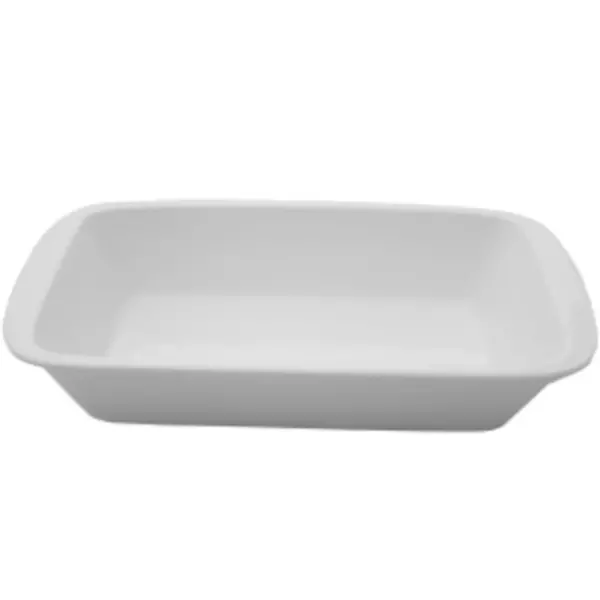 Serveerschalen | Porselein | Wit | 99cl | 4 Stuks | 240x170x50(h)mm
