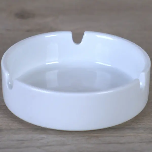 Terras Asbakken | PAPILLON | Wit | Glas | Ø89x30(h)mm