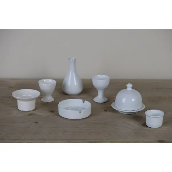 Terras Asbakken | PAPILLON | Wit | Glas | Ø89x30(h)mm