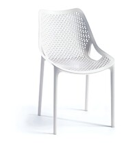 E.R.S. Stoel | Kunststof | Wit | In-/Outdoor | 500x610x800(h)mm