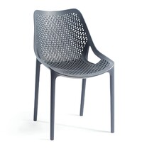 E.R.S. Stoel | Kunststof | Grijs | In-/Outdoor | 500x610x800(h)mm 