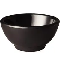 ECW Dipschaaltje | Melamine | Zwart | 13cl | Per Stuk | Ø89x45(h)mm