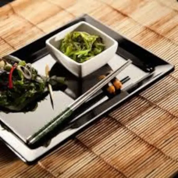 Dienblad | Melamine | Zwart | 247x169x17(h)mm