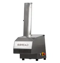 Sibread Stokbrood-/Baguettesnijmachine | MERCURY | Invoer 134x100mm | Snijdikte 13-90mm | 0.18kW (230V) | Optioneel Onderstel + Timer | 430x530x1010(h)mm