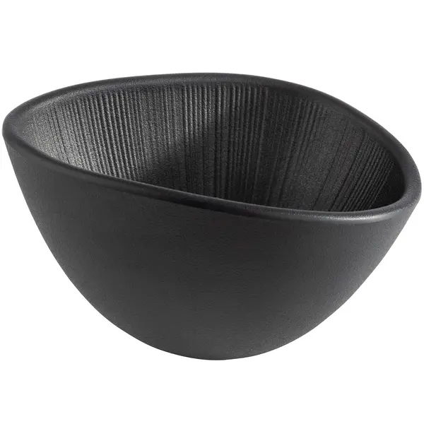 Kommen | NERO | Melamine | Zwart | 30cl | 6 Stuks | Ø145x45(h)mm