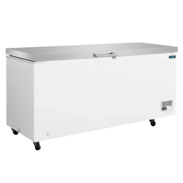 Vrieskist | G-SERIE | Wit/RVS | 600L | -18°C/-25°C | Statisch | Klapdeksel | 2035x730x970(h)mm