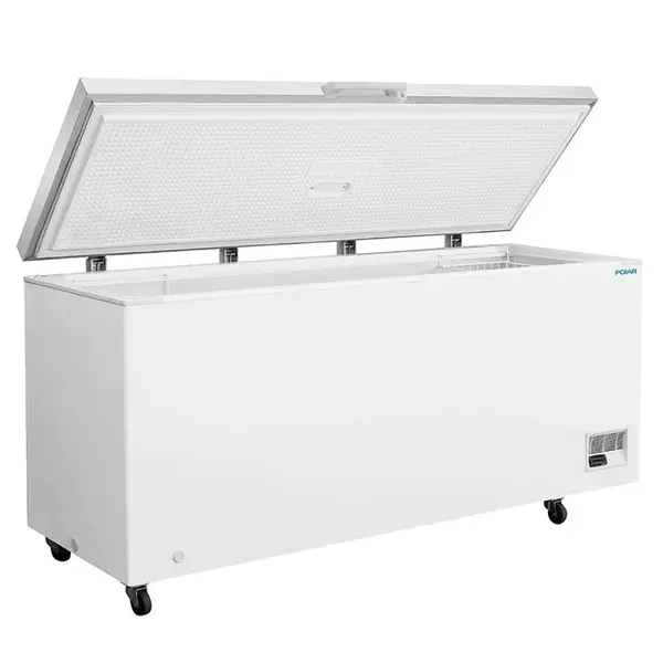 Vrieskist | G-SERIE | Wit/RVS | 600L | -18°C/-25°C | Statisch | Kanteldeksel | 2035x730x970(h)mm